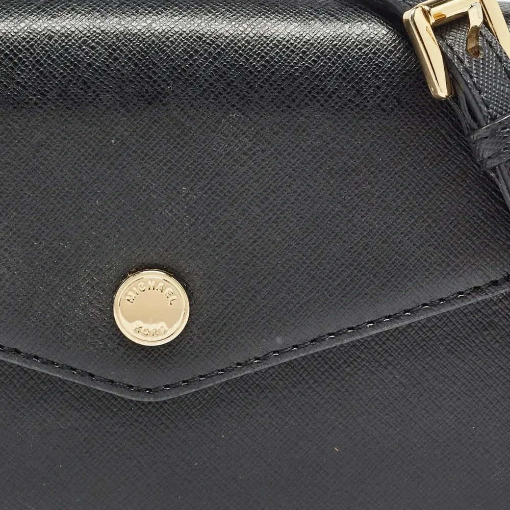 Michael Kors Black Leather Crossbody Bag